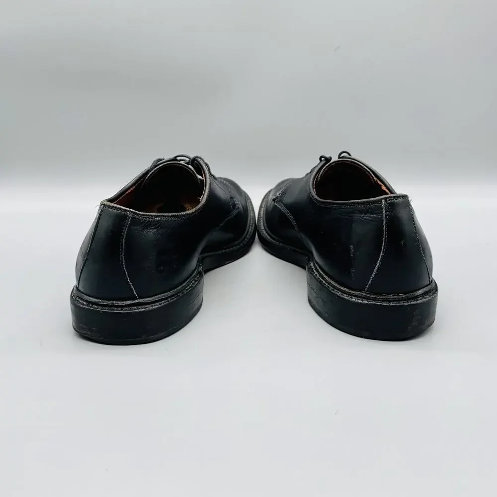 Allen Edmonds Shoes Mens 10.5 Black Leather Split Toe Derby Oxford Dress Classic